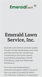 Mobile Screenshot of emeraldlawnservice.com